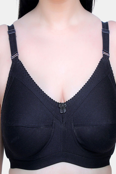 Maroon Clothing Single Layered Non Wired Full Coverage Minimiser Bra (Pack of 3) - Multicolor — image 5
